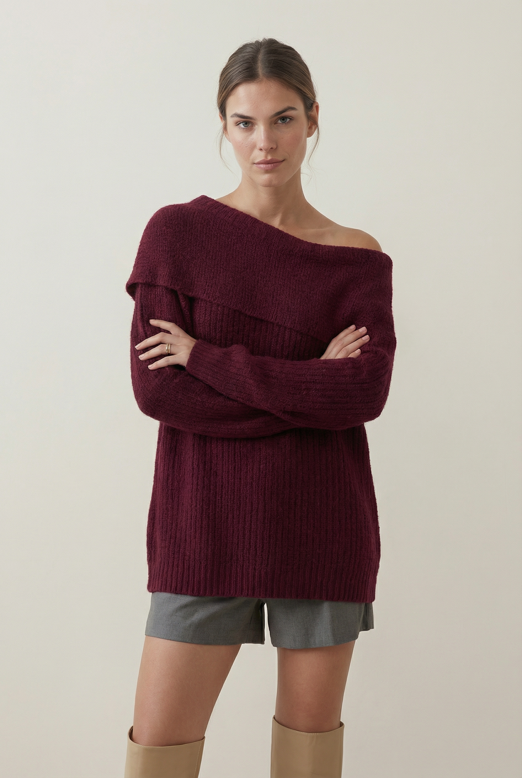 Élise Off-Shoulder Sweater