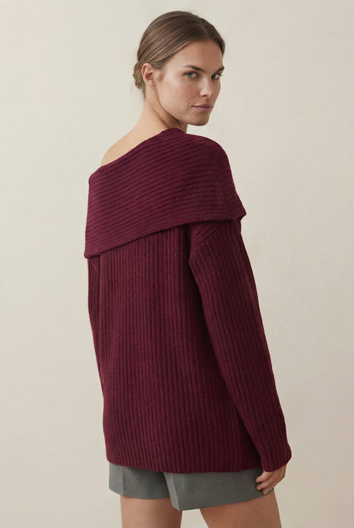 Élise Off-Shoulder Sweater