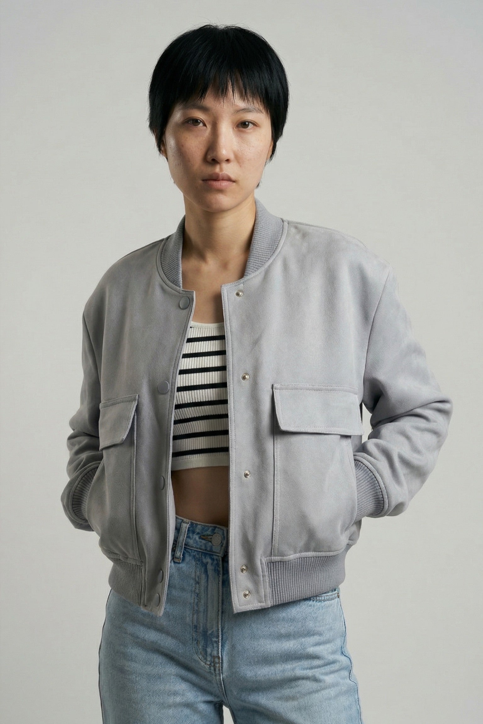 Slate Line Snap Jacket