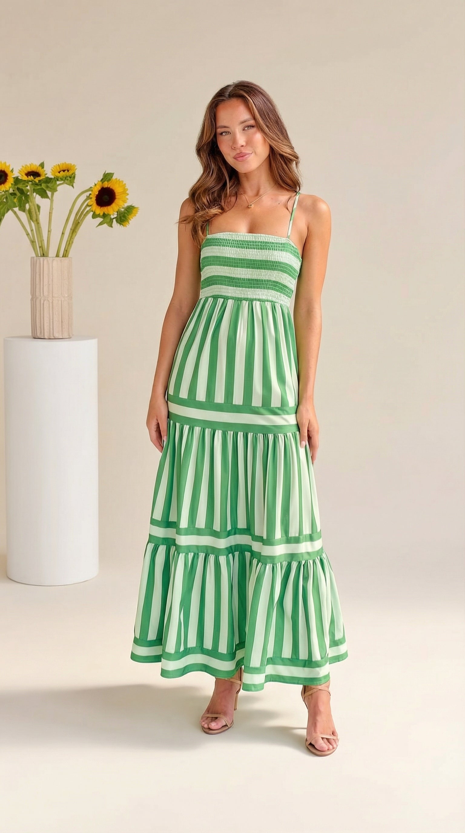 The Verdant Vista Suspender Maxi