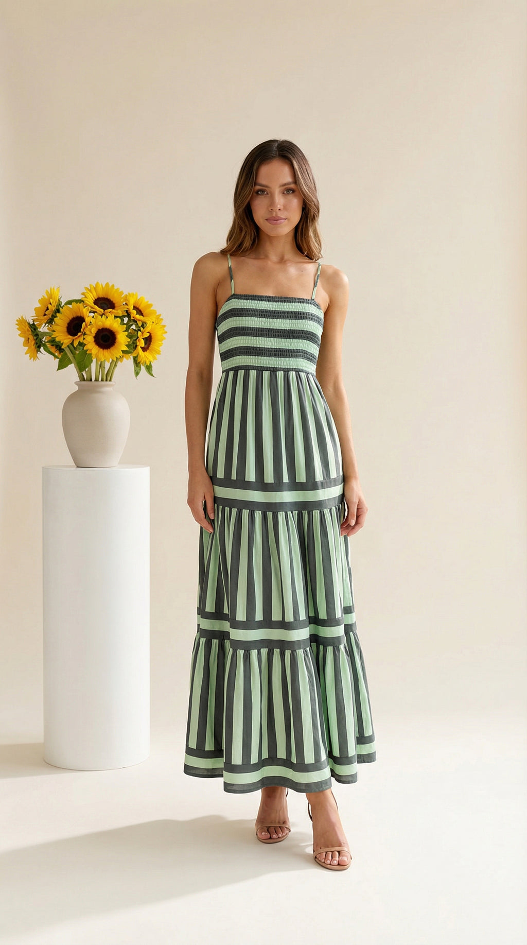The Verdant Vista Suspender Maxi