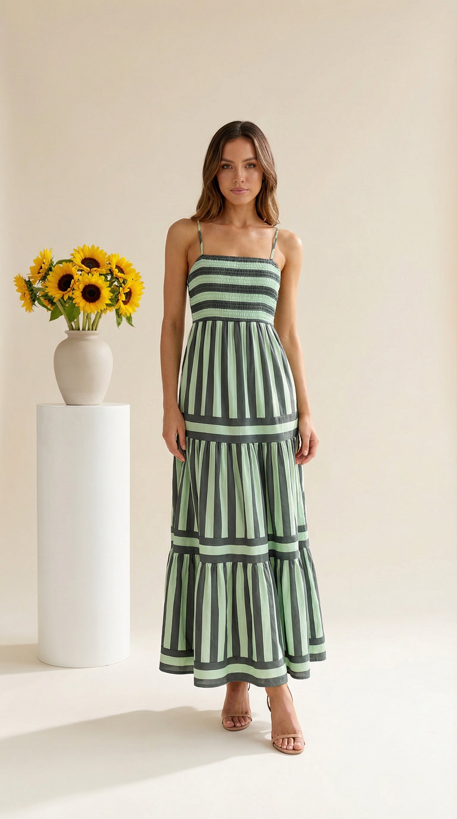 The Verdant Vista Suspender Maxi