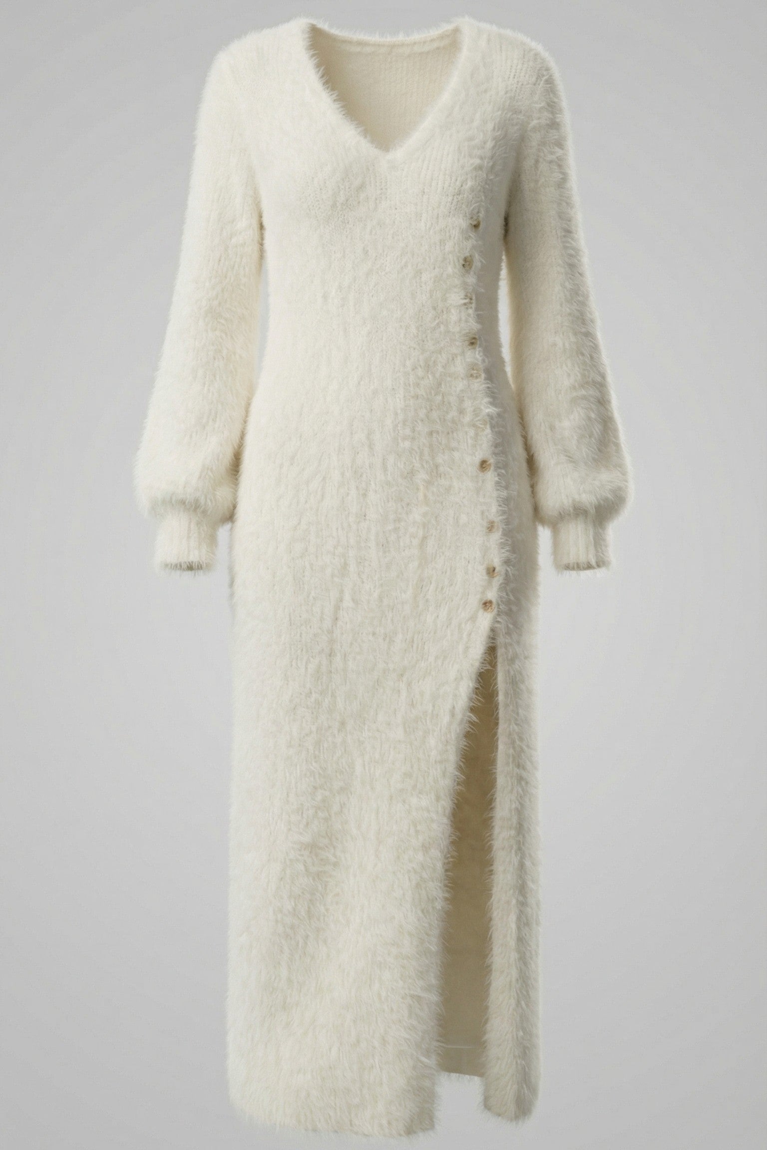 The Alpine Hearth Cloud-Knit Maxi