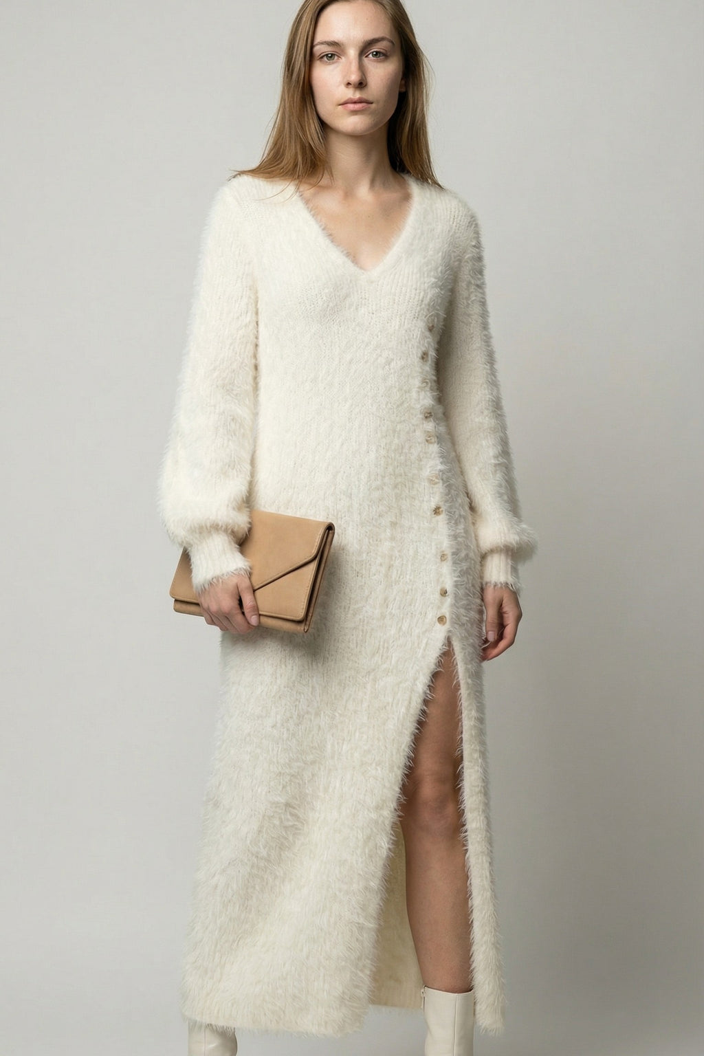 The Alpine Hearth Cloud-Knit Maxi