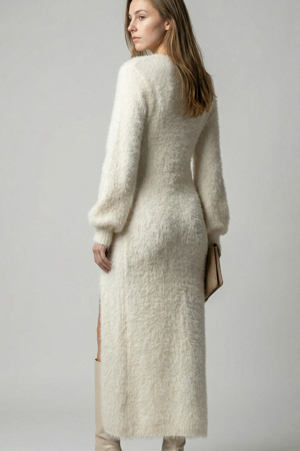 The Alpine Hearth Cloud-Knit Maxi