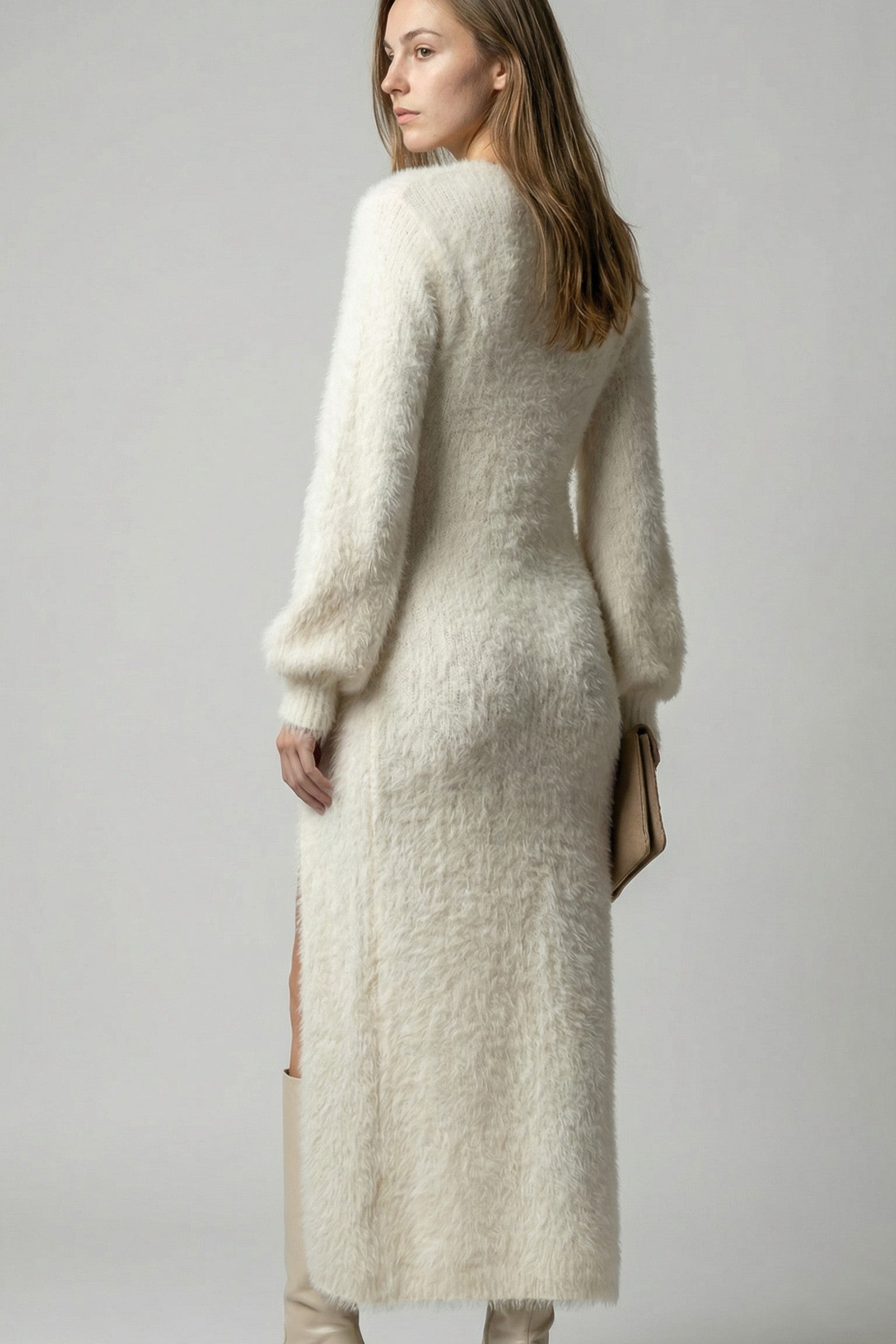 The Alpine Hearth Cloud-Knit Maxi
