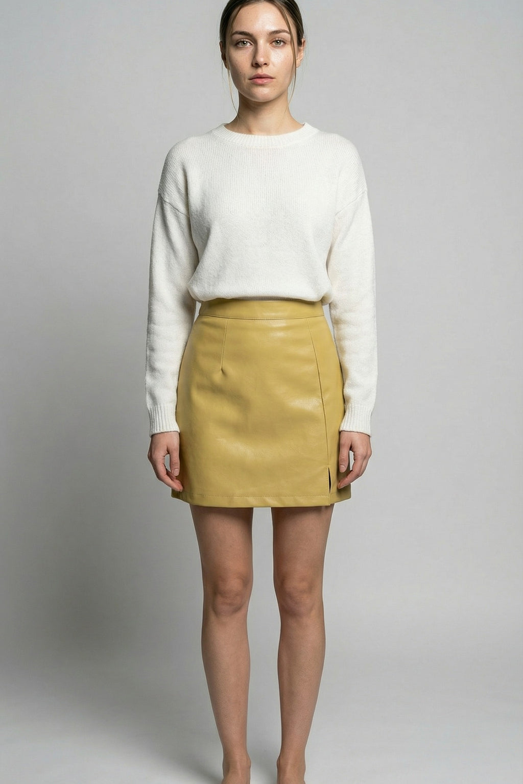 The Maple Muse Mini Skirt with Zipper