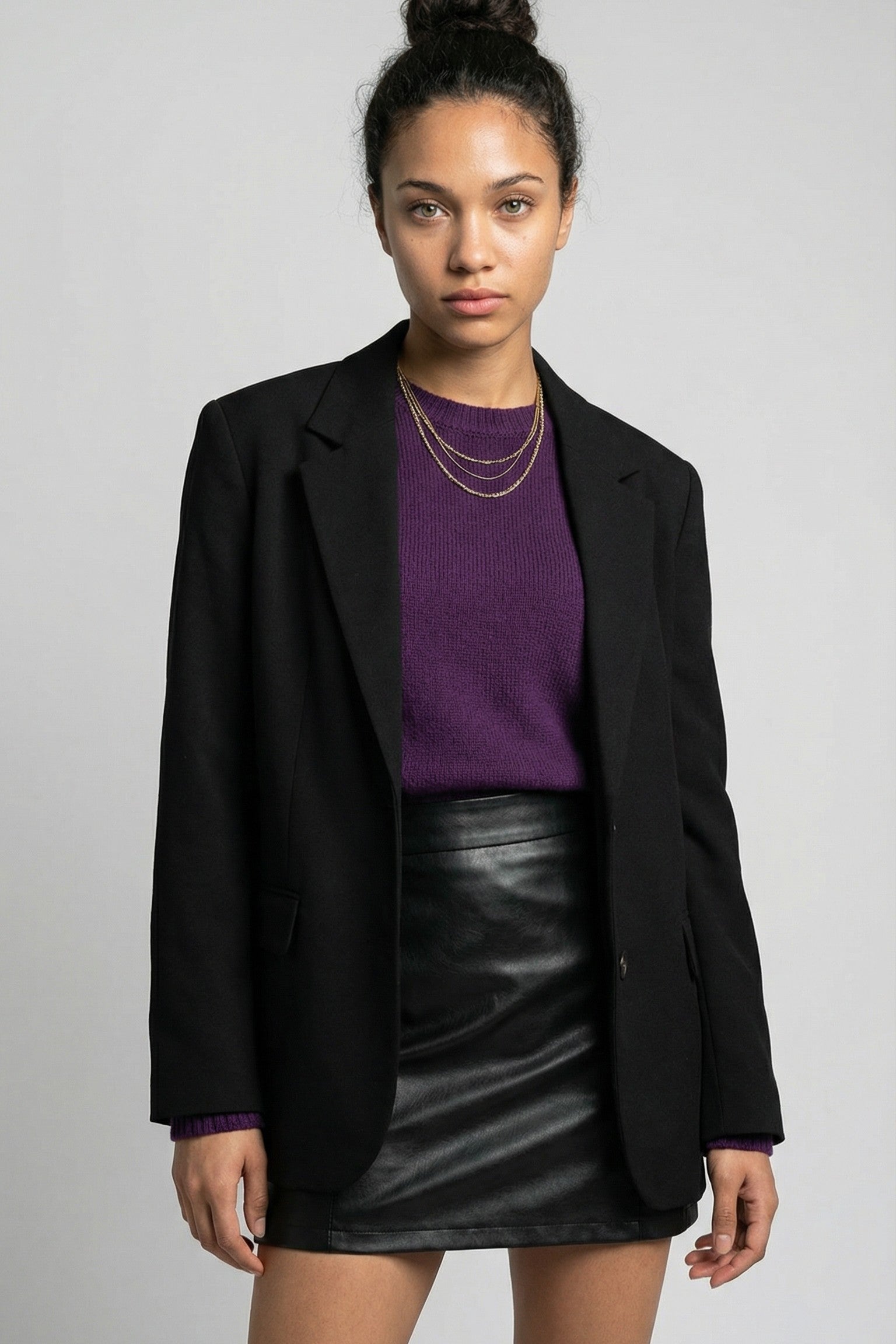 The Maple Muse Mini Skirt with Zipper