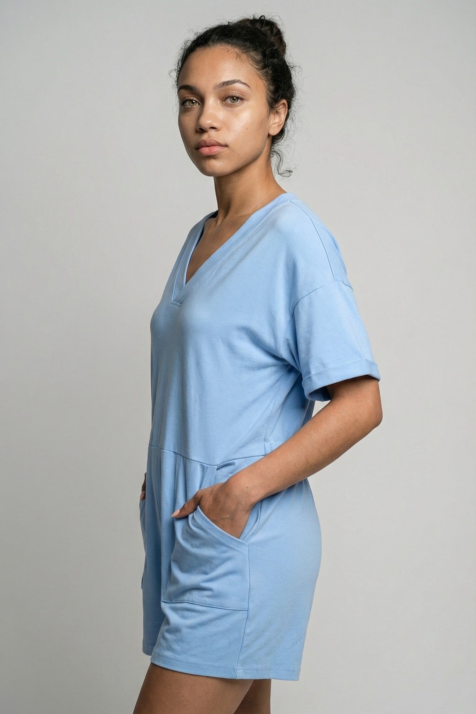 The Halifax Leisure Romper - Myosotis