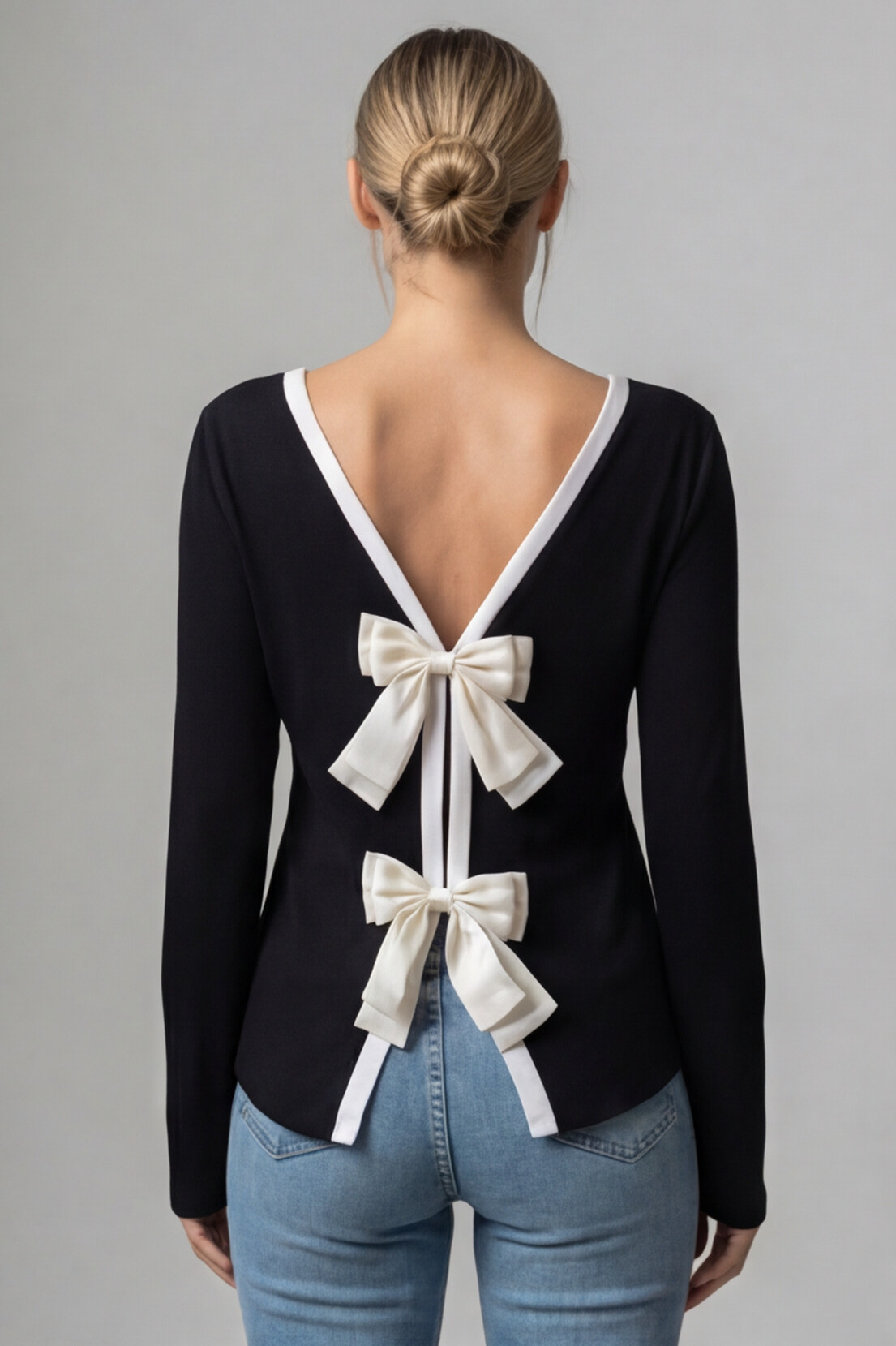 Claudia Bow Reversible Top