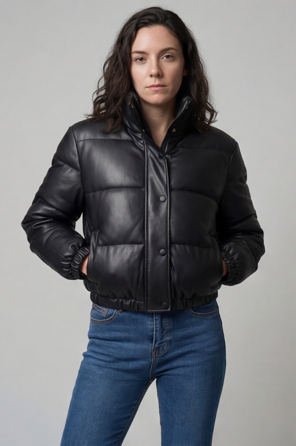 The Y2K Stand‑Collar Bread Jacket