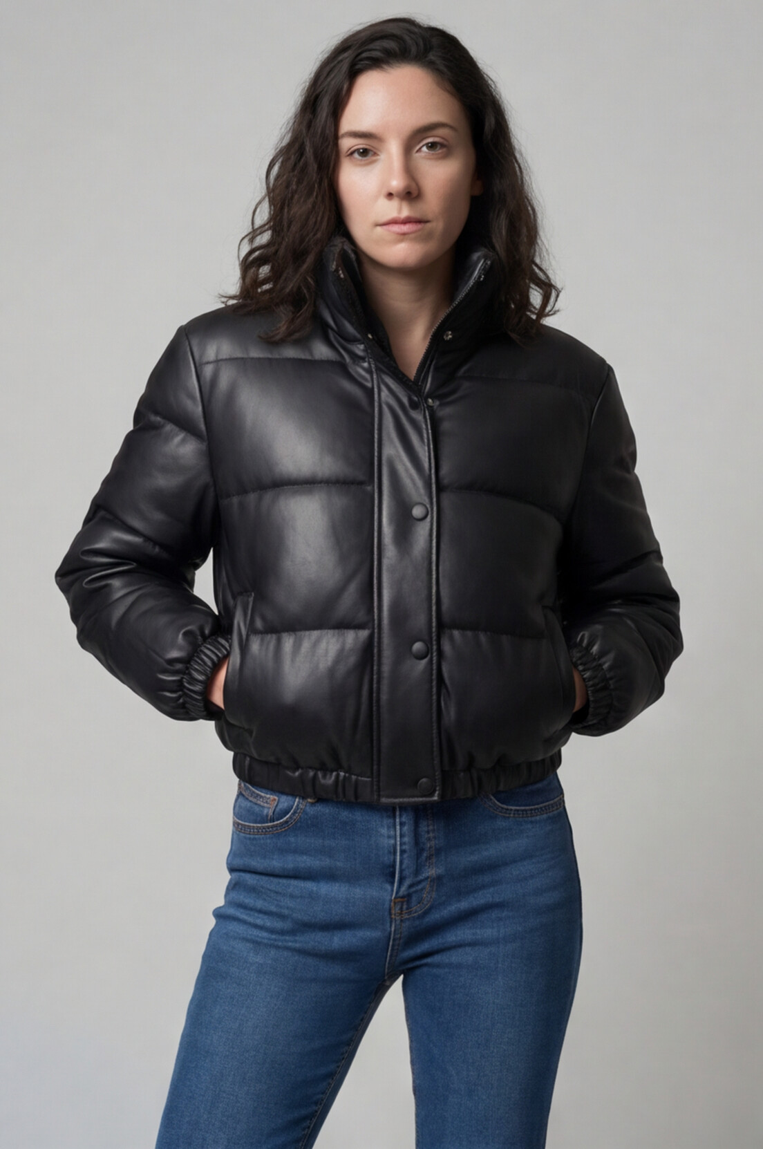 The Y2K Stand‑Collar Bread Jacket