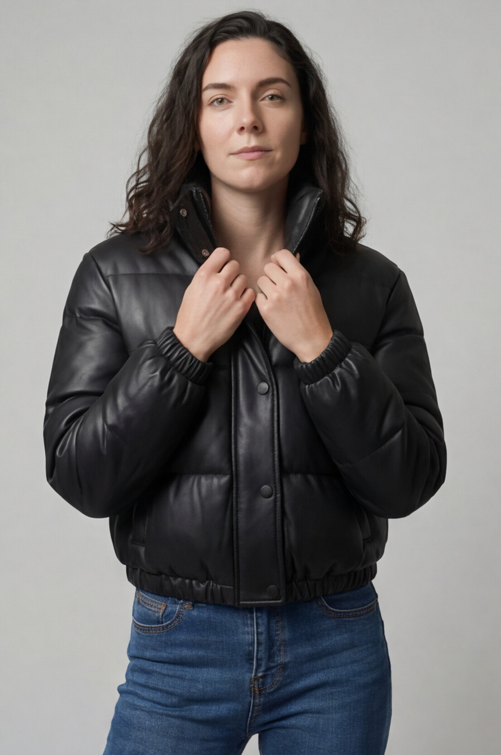 The Y2K Stand‑Collar Bread Jacket