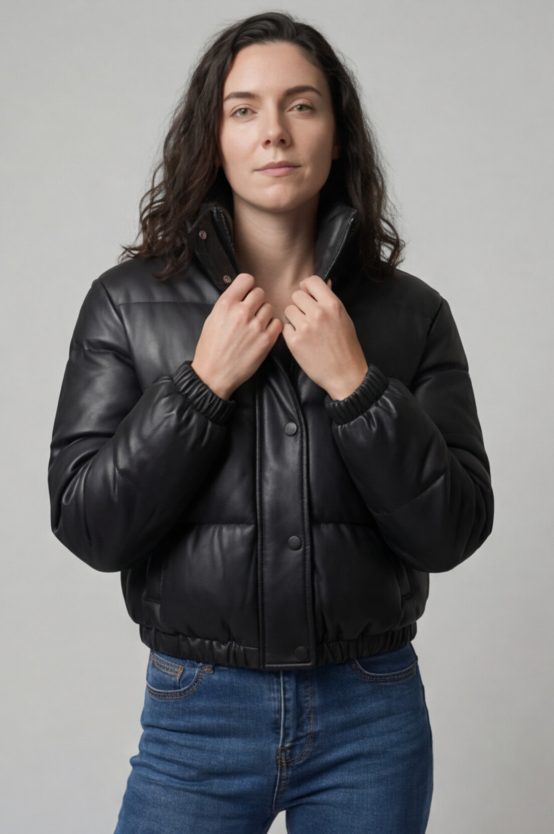 The Y2K Stand‑Collar Bread Jacket