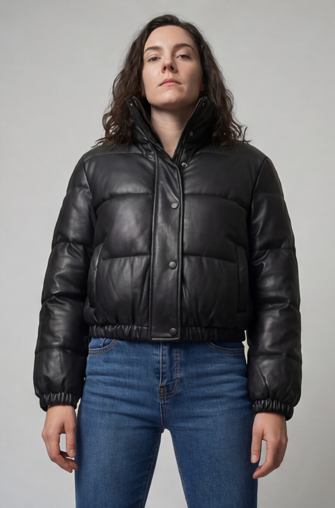 The Y2K Stand‑Collar Bread Jacket