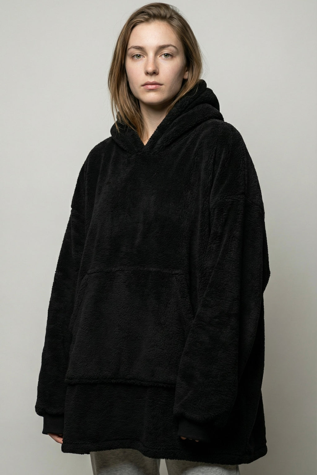 Cloud Warm Oversized Plush Hoodie