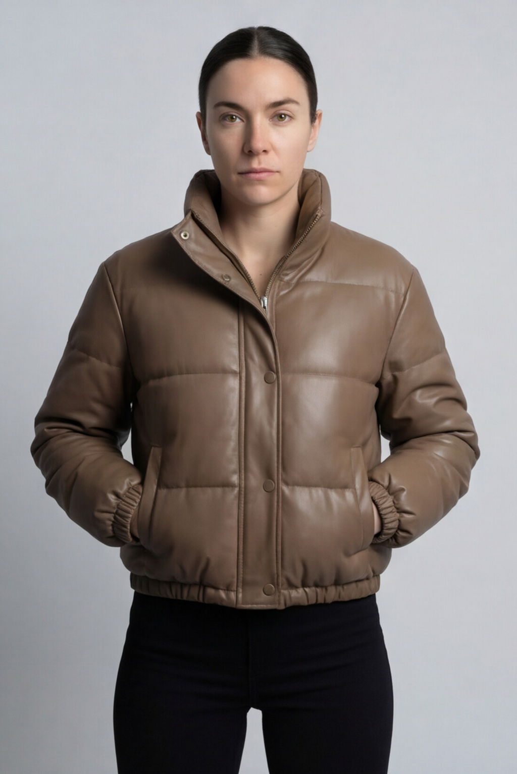 The Y2K Stand‑Collar Bread Jacket