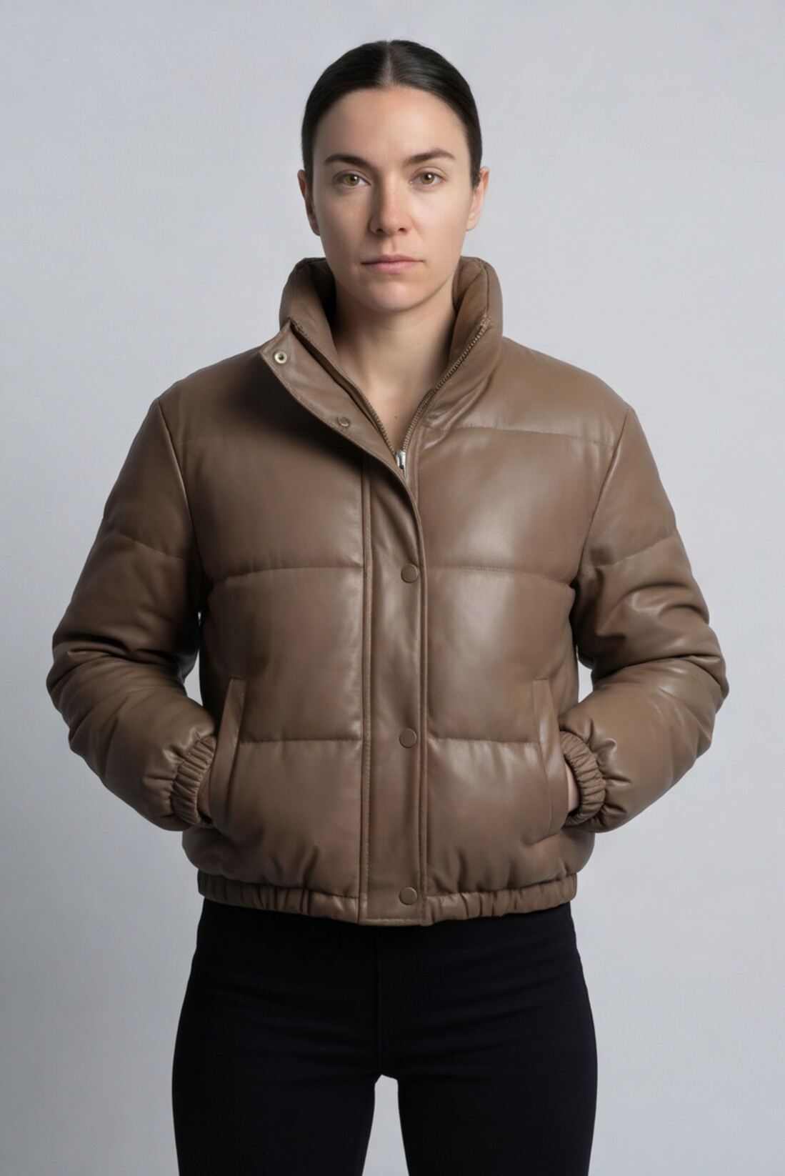 The Y2K Stand‑Collar Bread Jacket