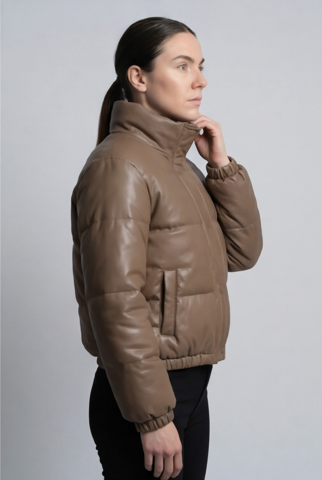 The Y2K Stand‑Collar Bread Jacket