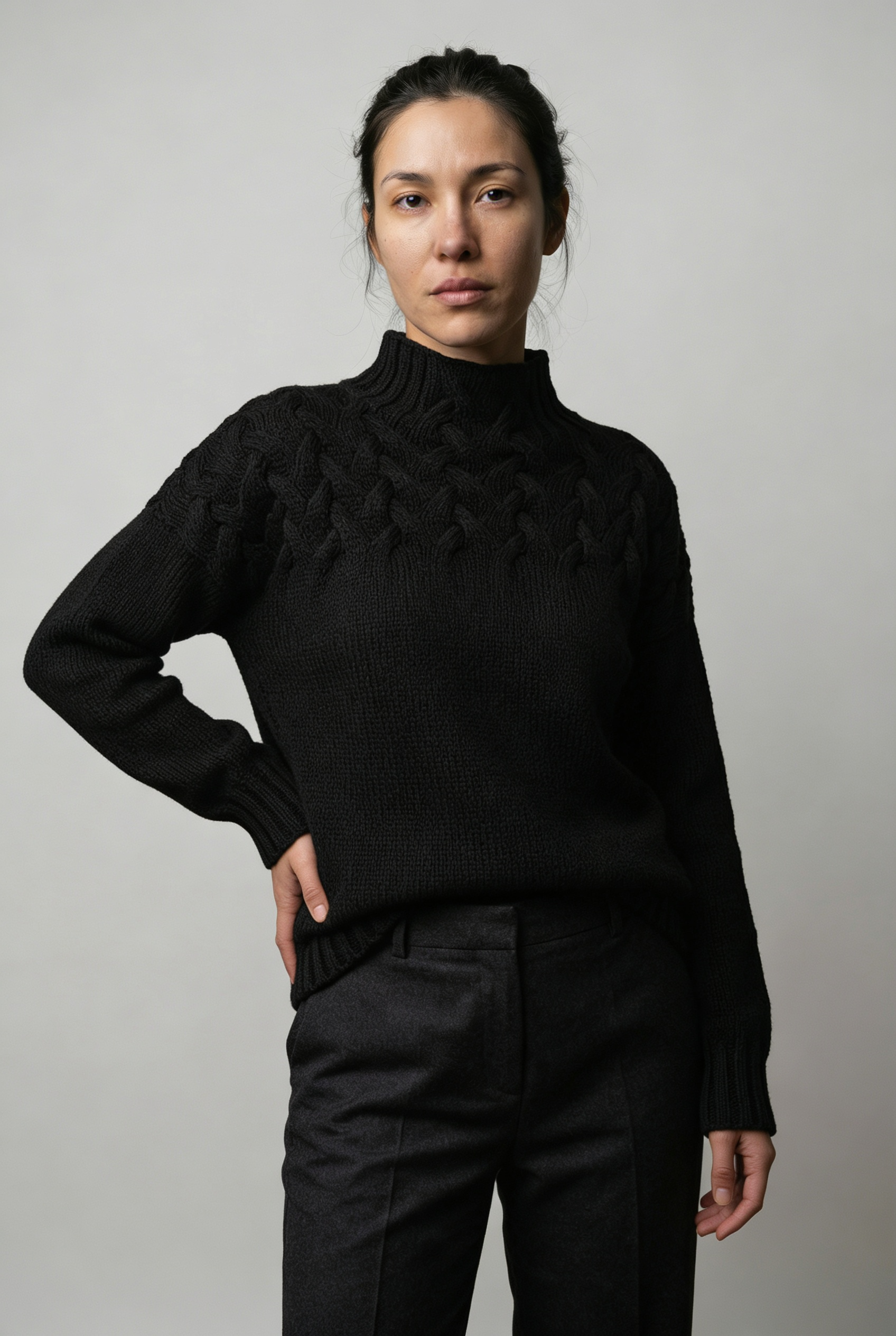 Plus Size Turtleneck Sweater