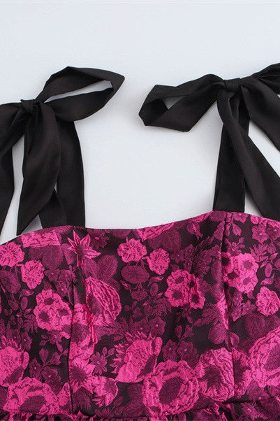 The Midnight Peony Jacquard Mini