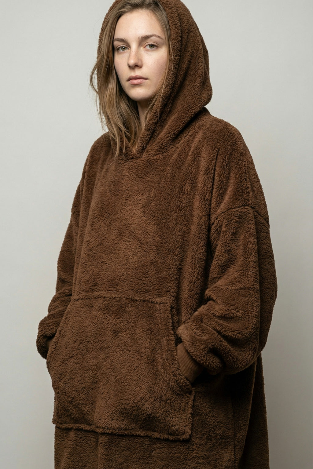 Cloud Warm Oversized Plush Hoodie