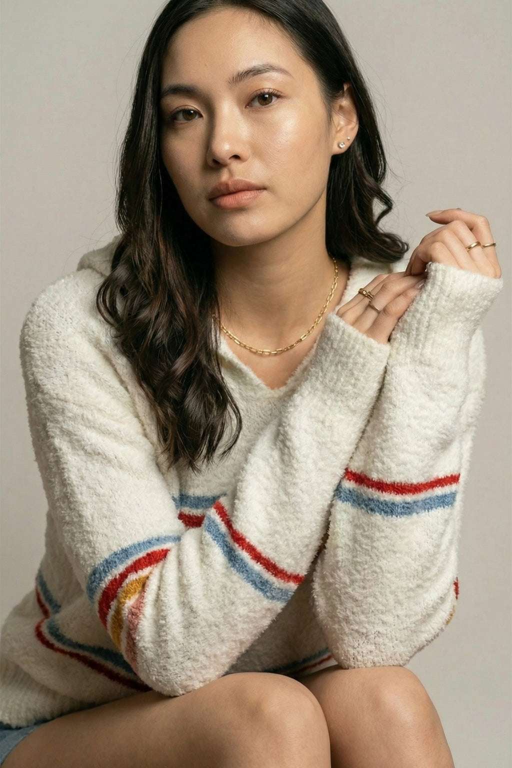 Festistripe Hooded Sweater