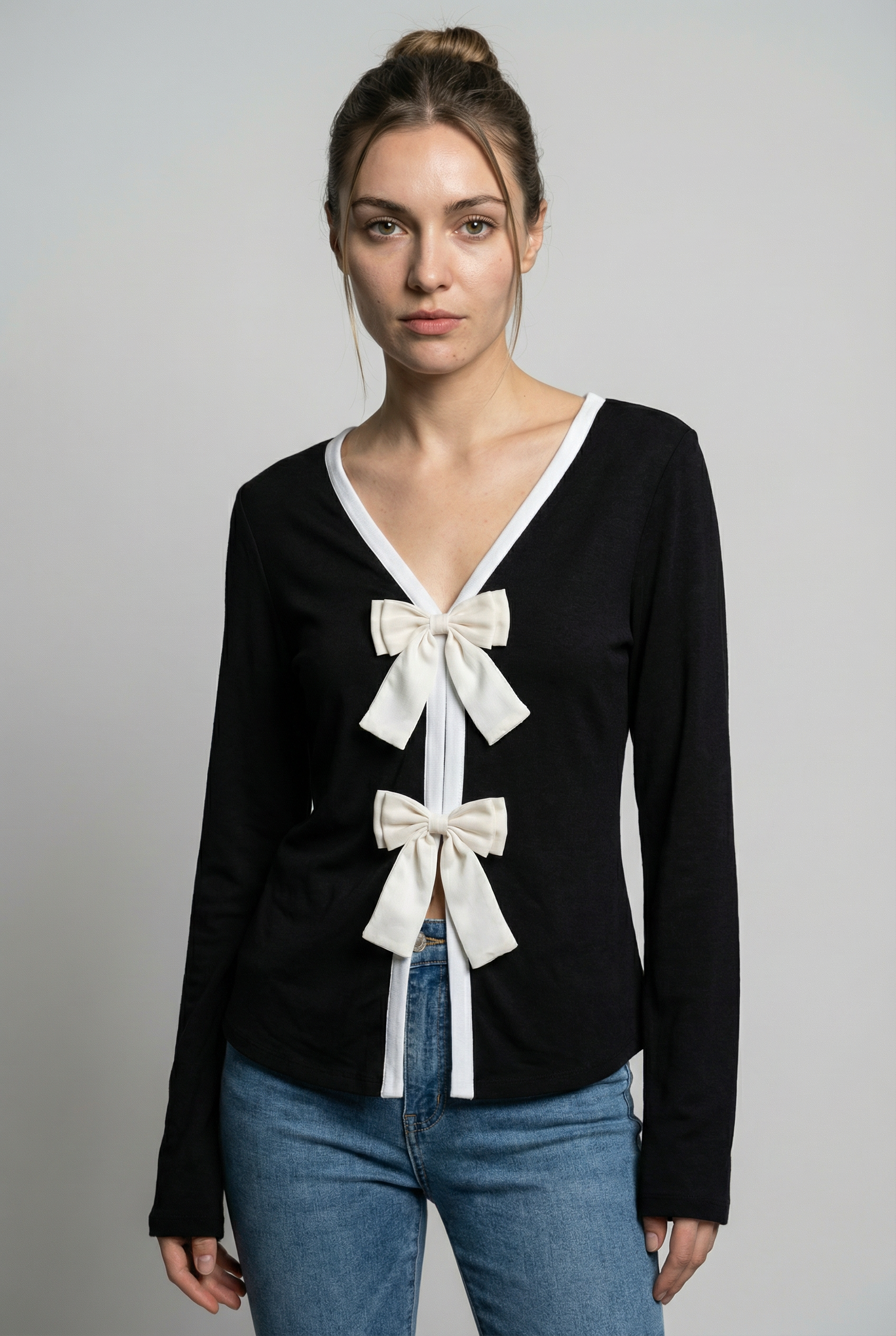 Claudia Bow Reversible Top