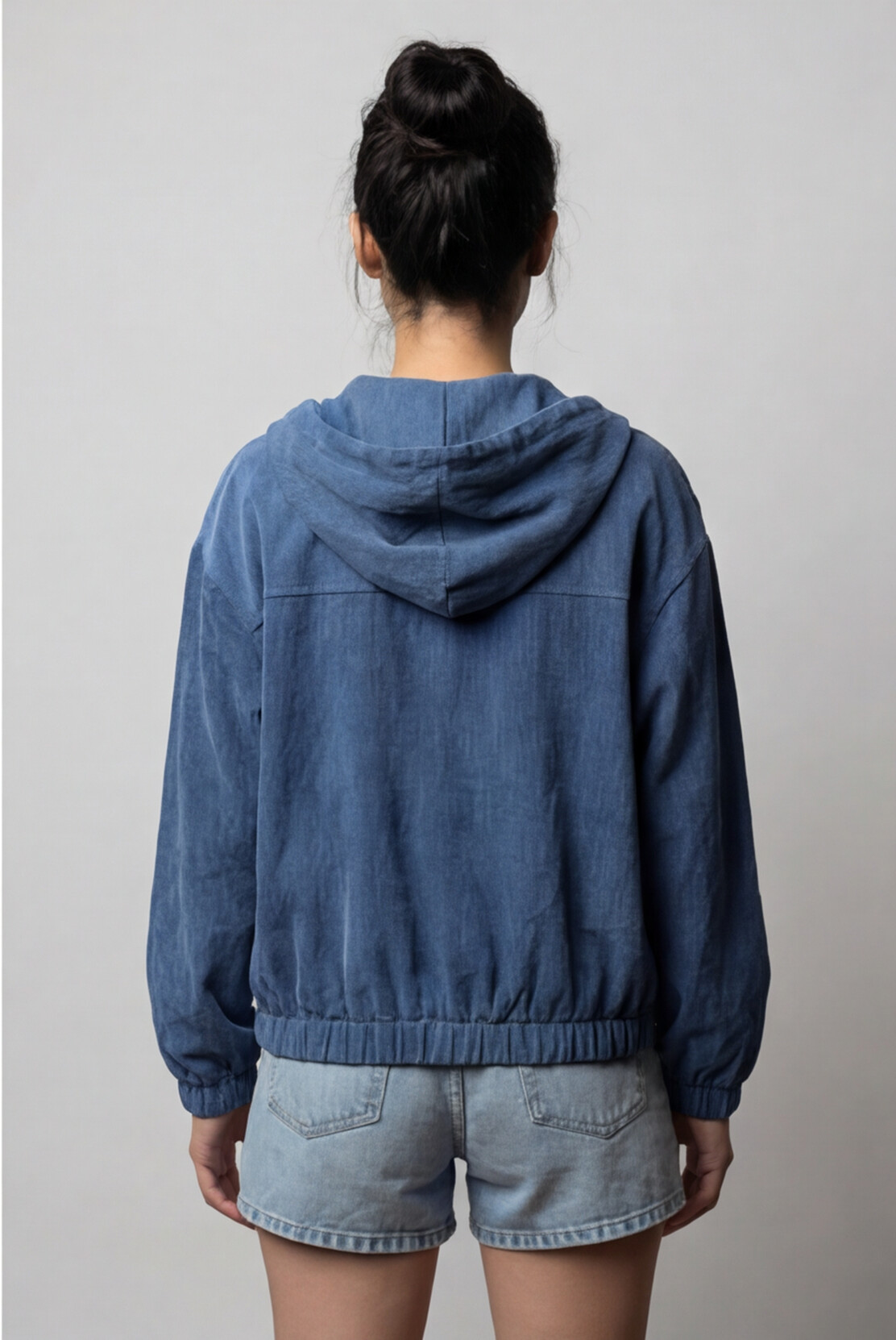 The Teal Corduroy Hooded Jacket