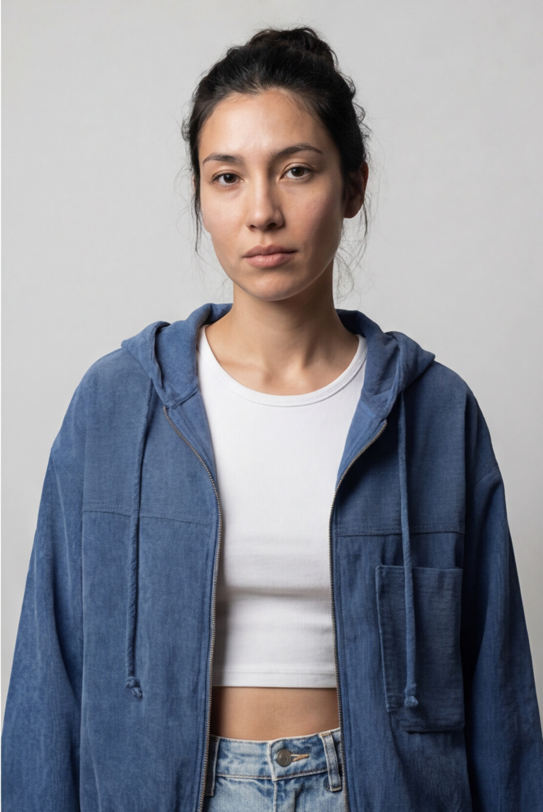 The Teal Corduroy Hooded Jacket