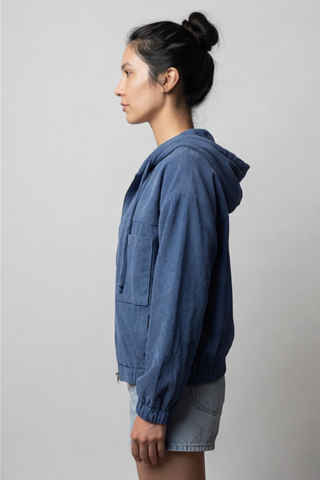 The Teal Corduroy Hooded Jacket