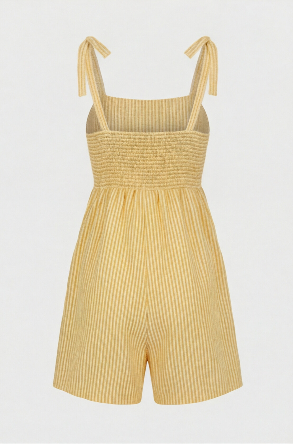 Sunbeam Stripes Bow-Tie Romper