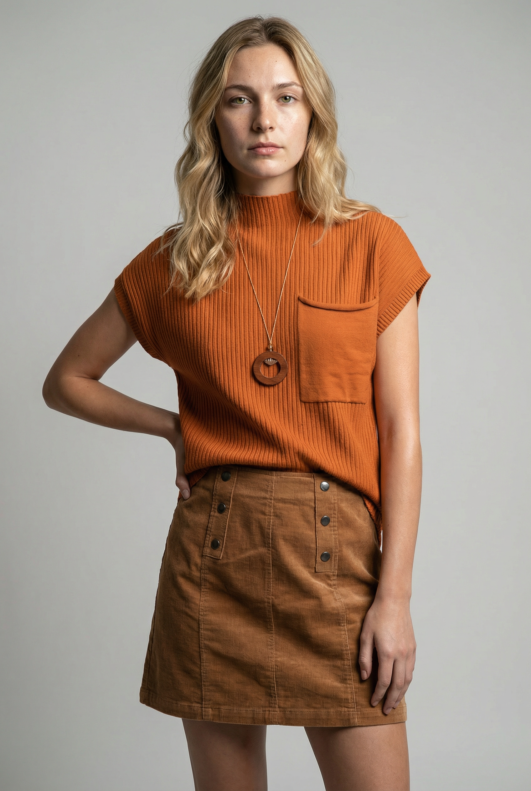 FlamePatch Knit Sweater