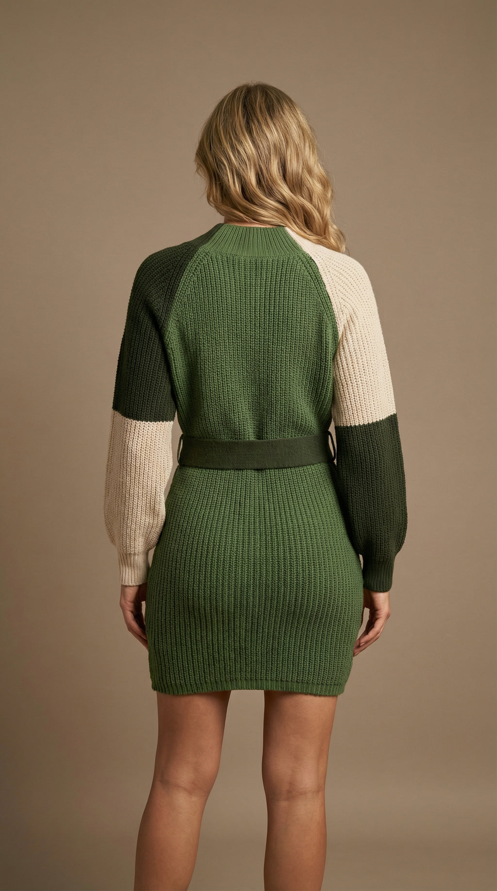 The Autumn Verdant Ribbed Bodycon