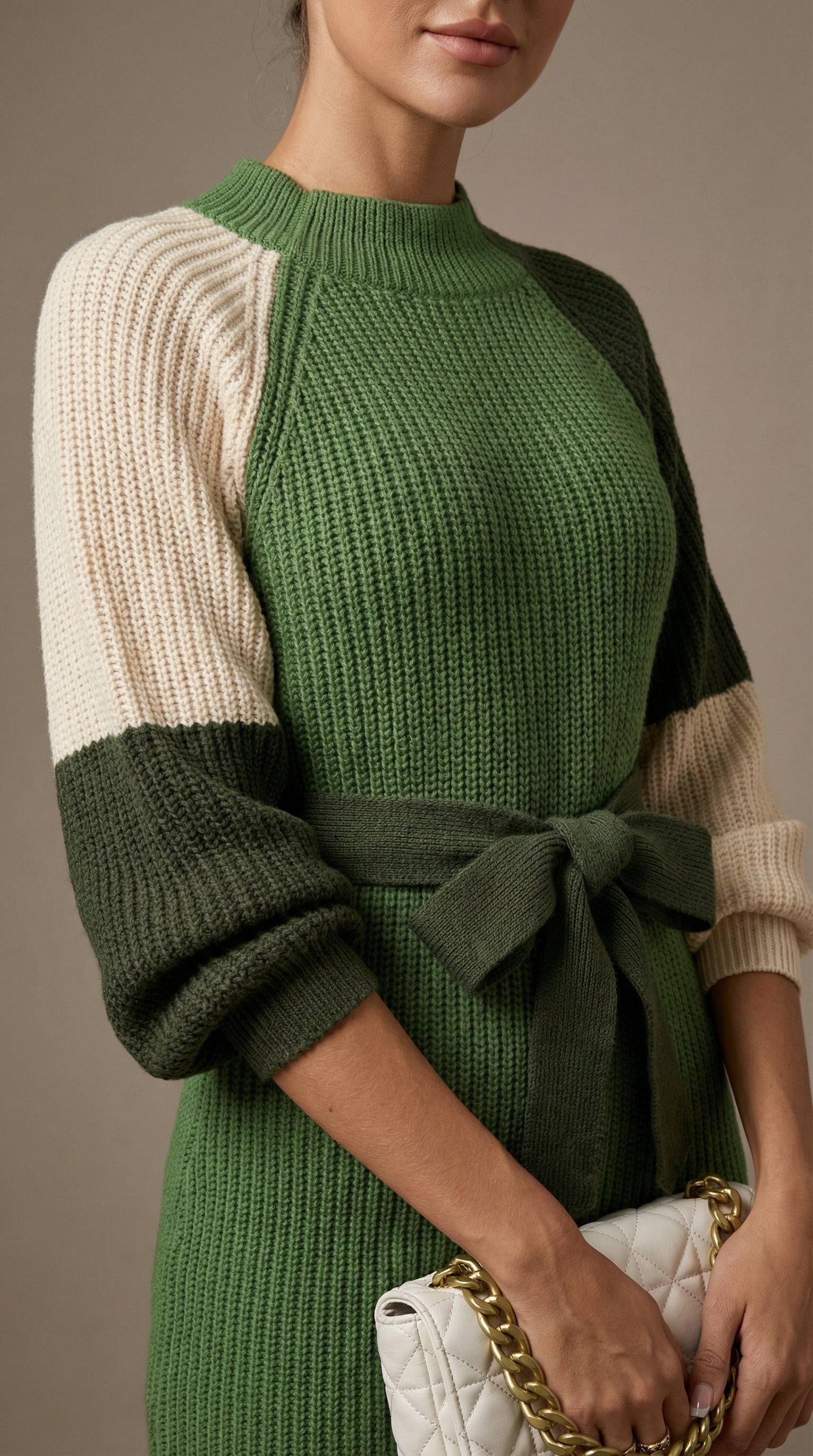 The Autumn Verdant Ribbed Bodycon