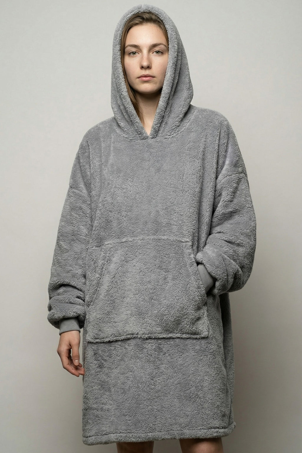 Cloud Warm Oversized Plush Hoodie