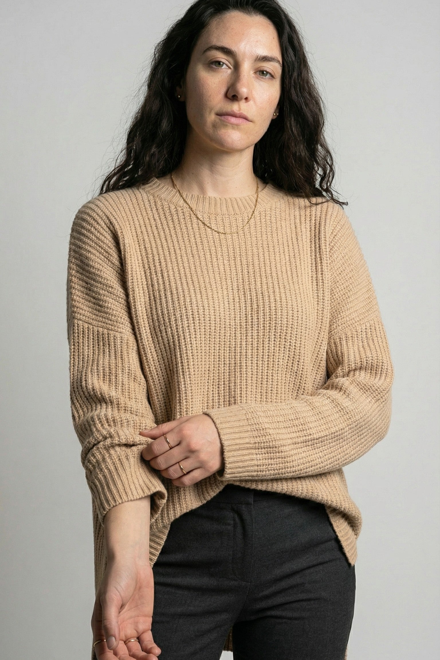 Slitlight Oversized Sweater