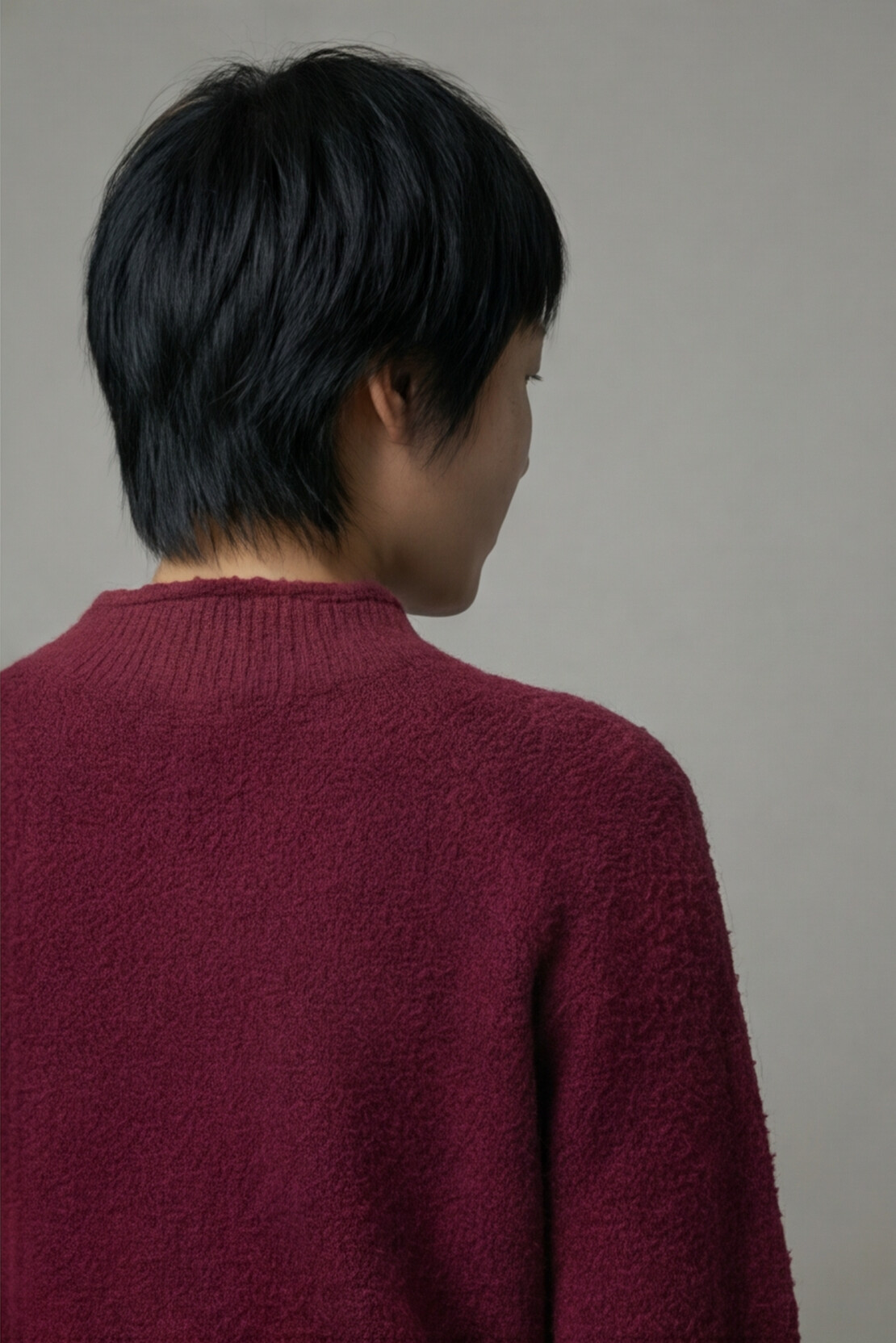 Crimsongrain Mock Neck Sweater