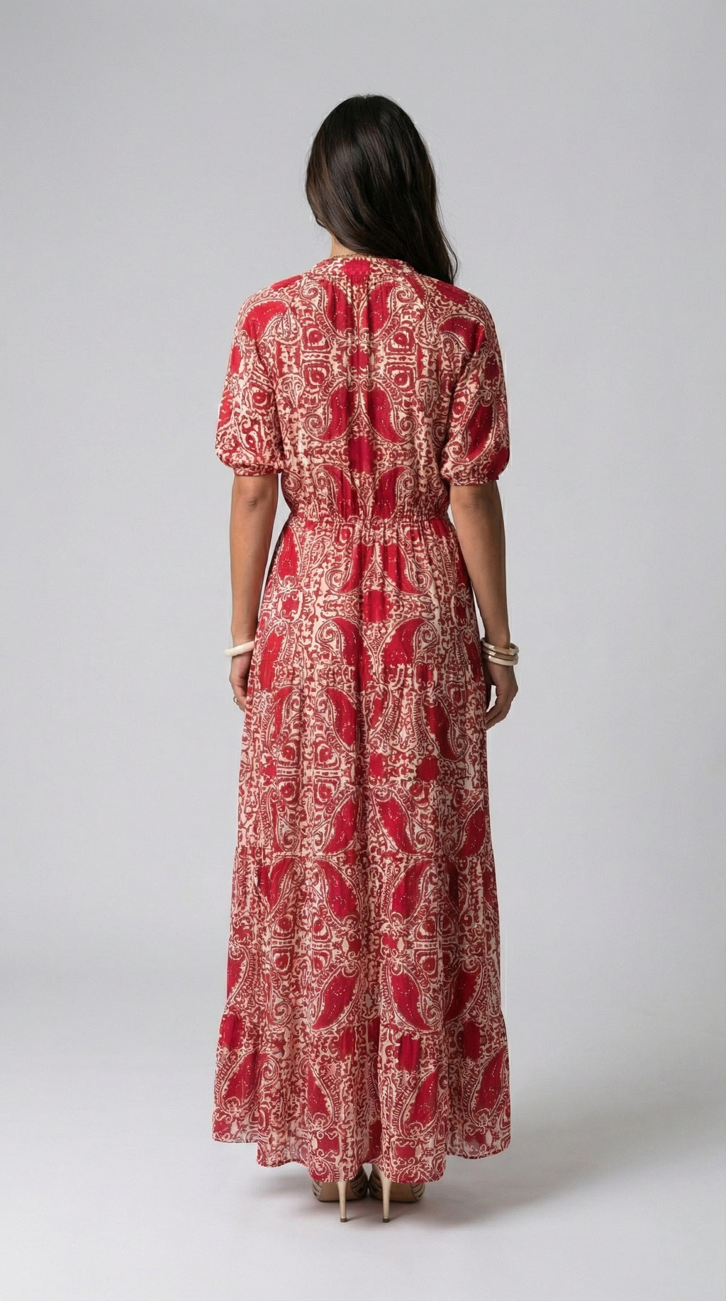 The Crimson Paisley Maxi