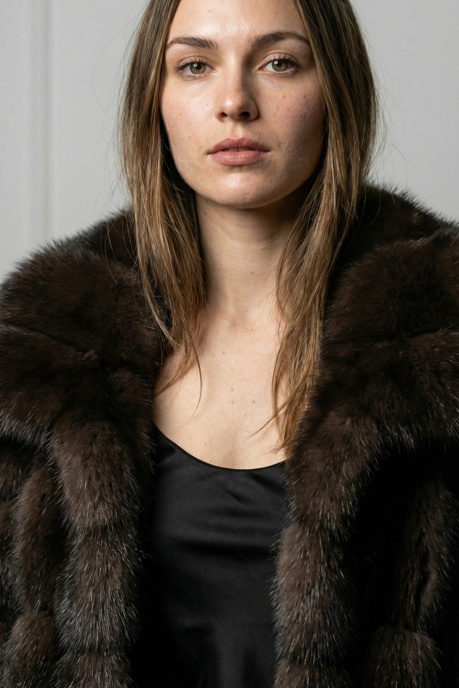 Noir Majesty Fur Coat