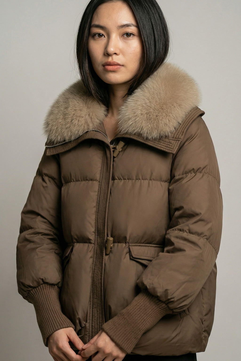 Canada Girl Arctic Plush Puffer Jacke