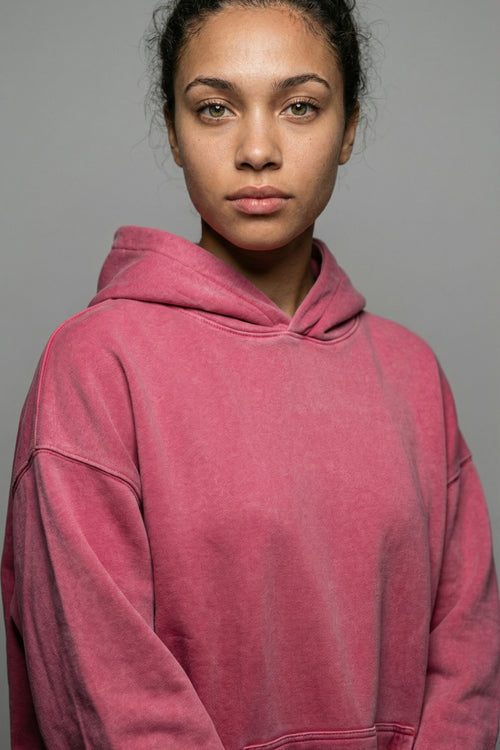 Faded Mist Cotton Hoodie