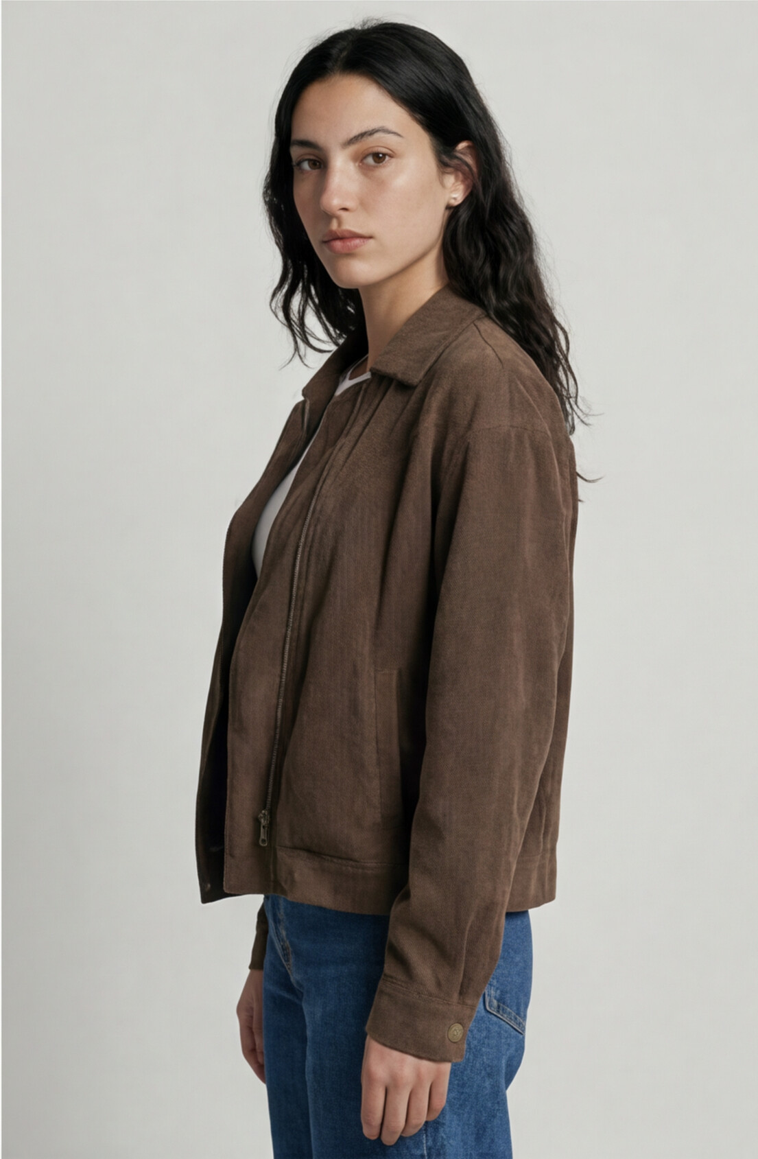 The Dark Khaki Corduroy Heritage Jacket