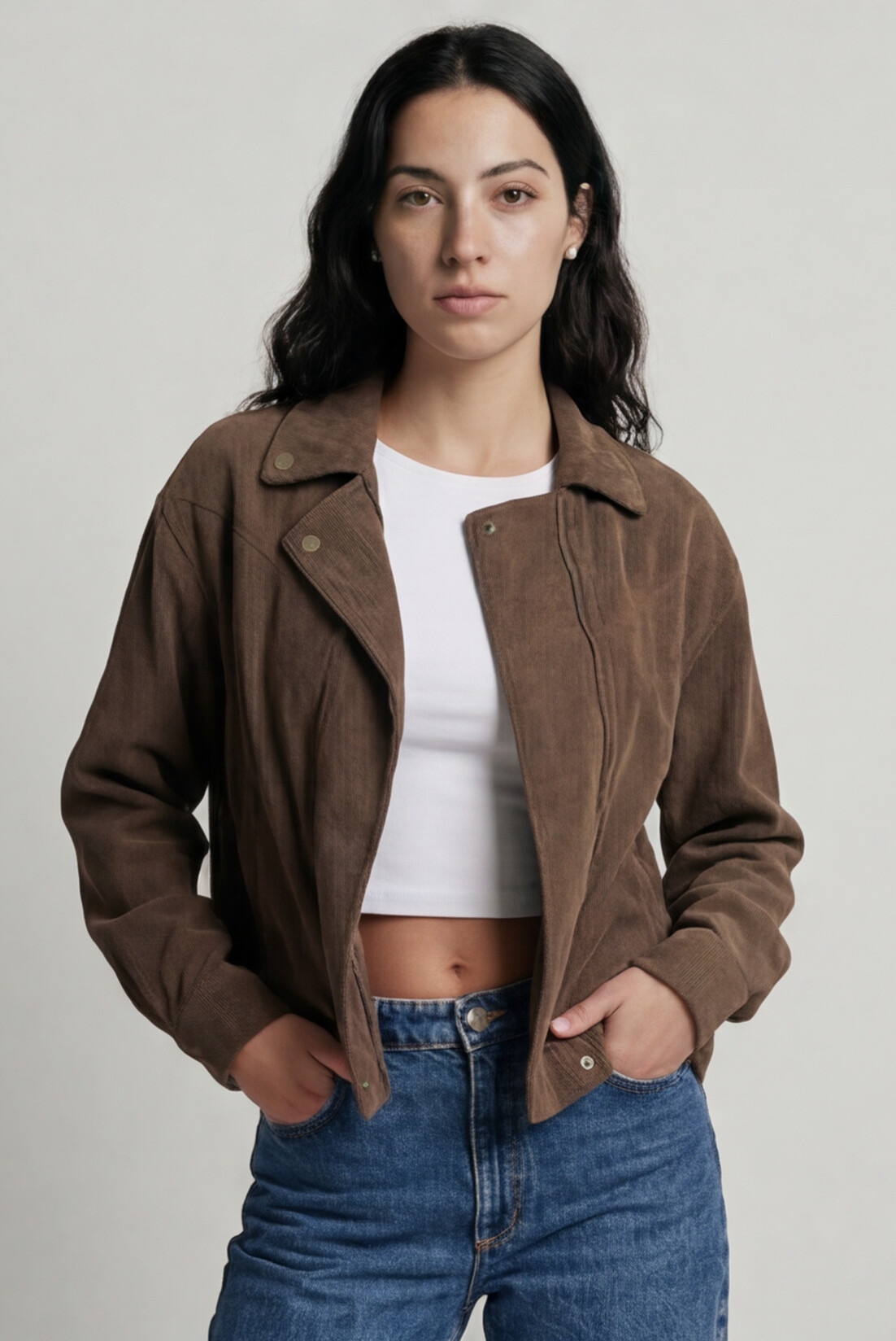The Dark Khaki Corduroy Heritage Jacket
