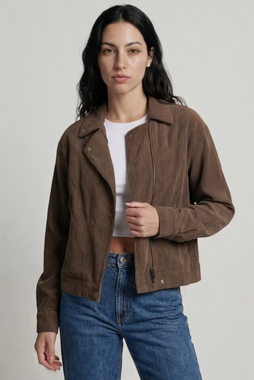 The Dark Khaki Corduroy Heritage Jacket