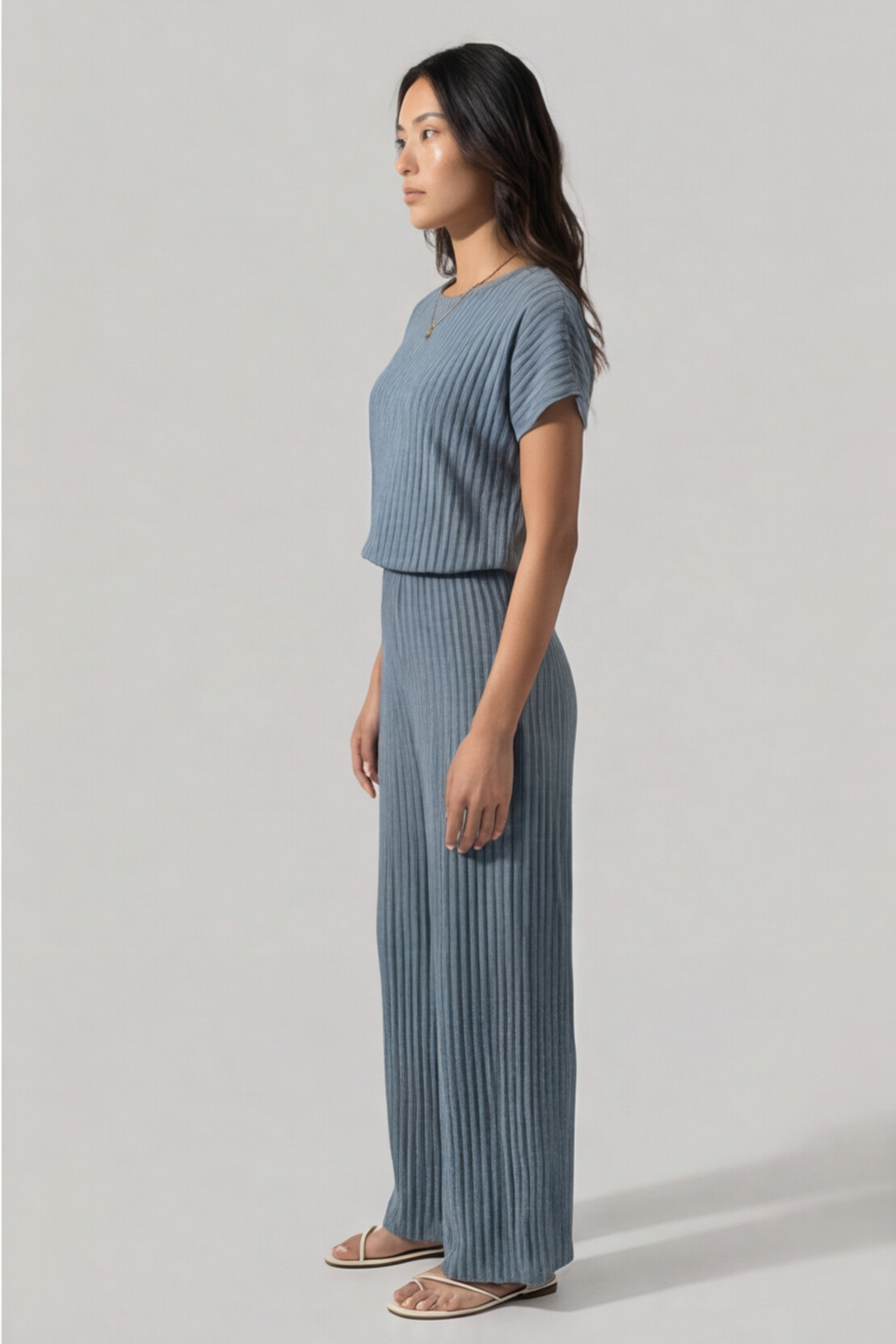 The Banff Ribbed Keyhole Jumpsuit