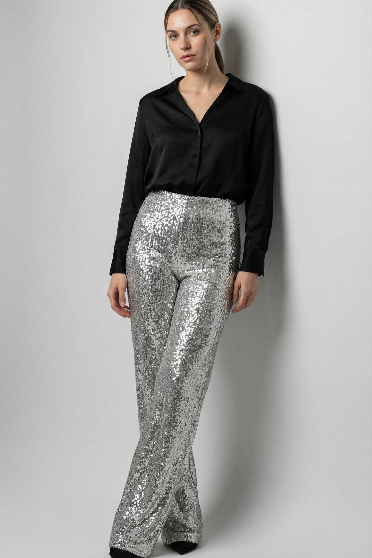 Midnight Glow Palazzo Pants