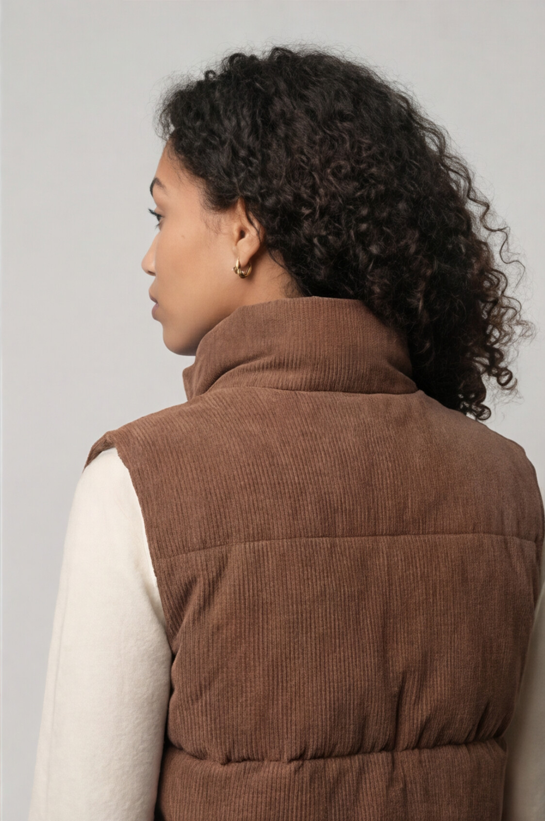 The Aspen Corduroy Puffer Vest