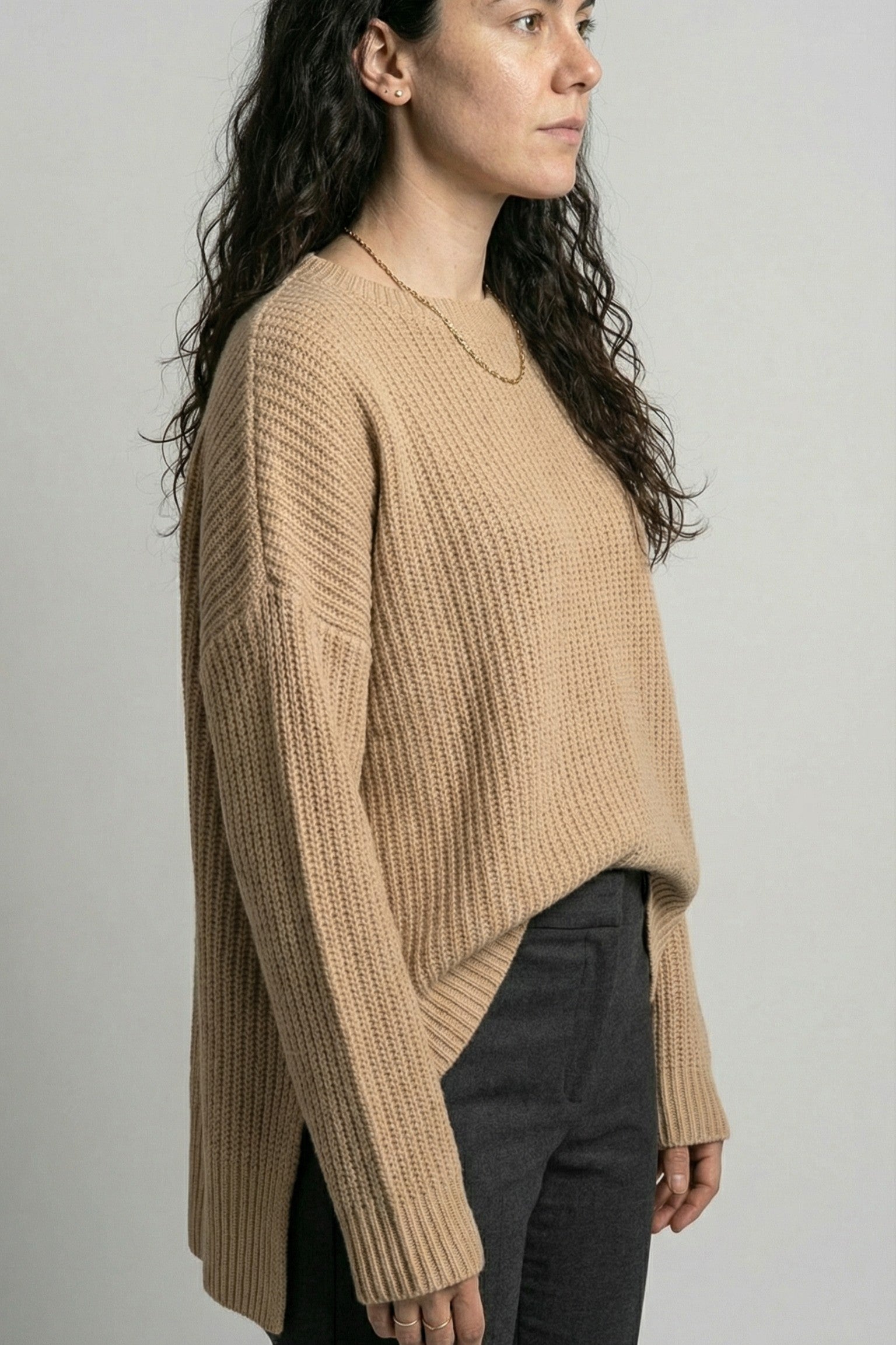 Slitlight Oversized Sweater