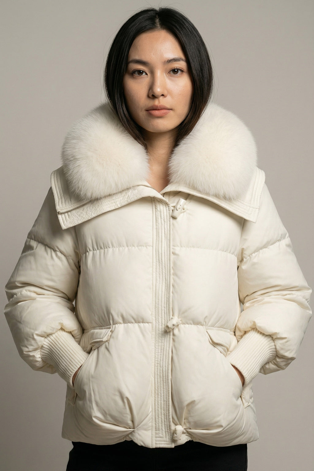 Canada Girl Arctic Plush Puffer Jacke
